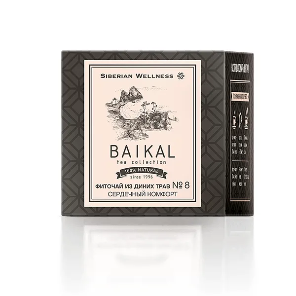 Фиточай из диких трав № 8 (Сердечный комфорт) - Baikal Tea Collection