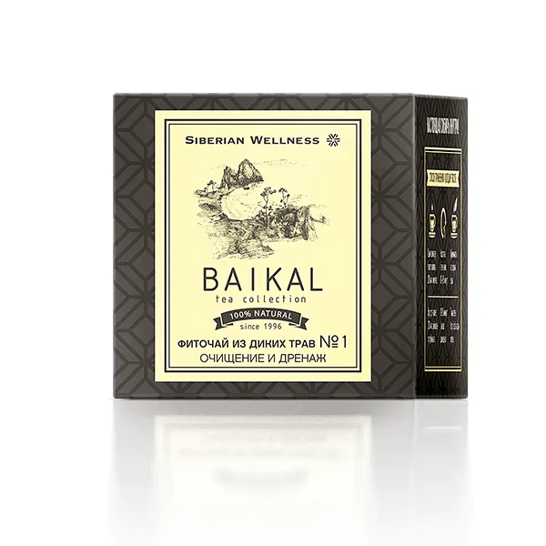 Фиточай из диких трав № 1 (Очищение и дренаж) - Baikal Tea Collection