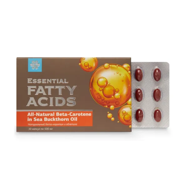 Натуральный бета-каротин и облепиха - Essential Fatty Acids