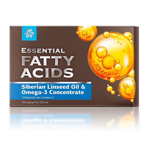 Сибирский лен и омега-3 - Essential Fatty Acids
