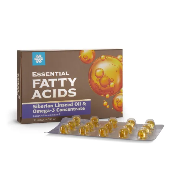 Сибирский лен и омега-3 - Essential Fatty Acids