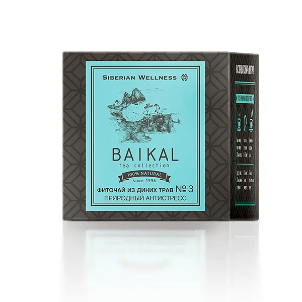 Фиточай из диких трав № 3 (Природный антистресс) - Baikal Tea Collection